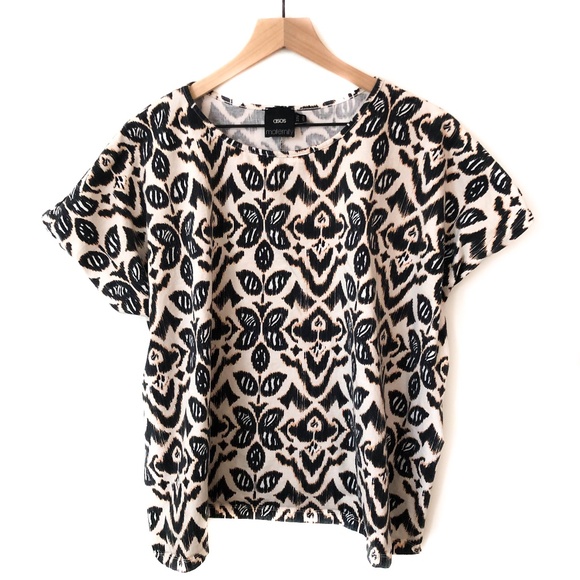 ASOS Tops - ASOS Maternity Floral Short Sleeve Shirt Size 10